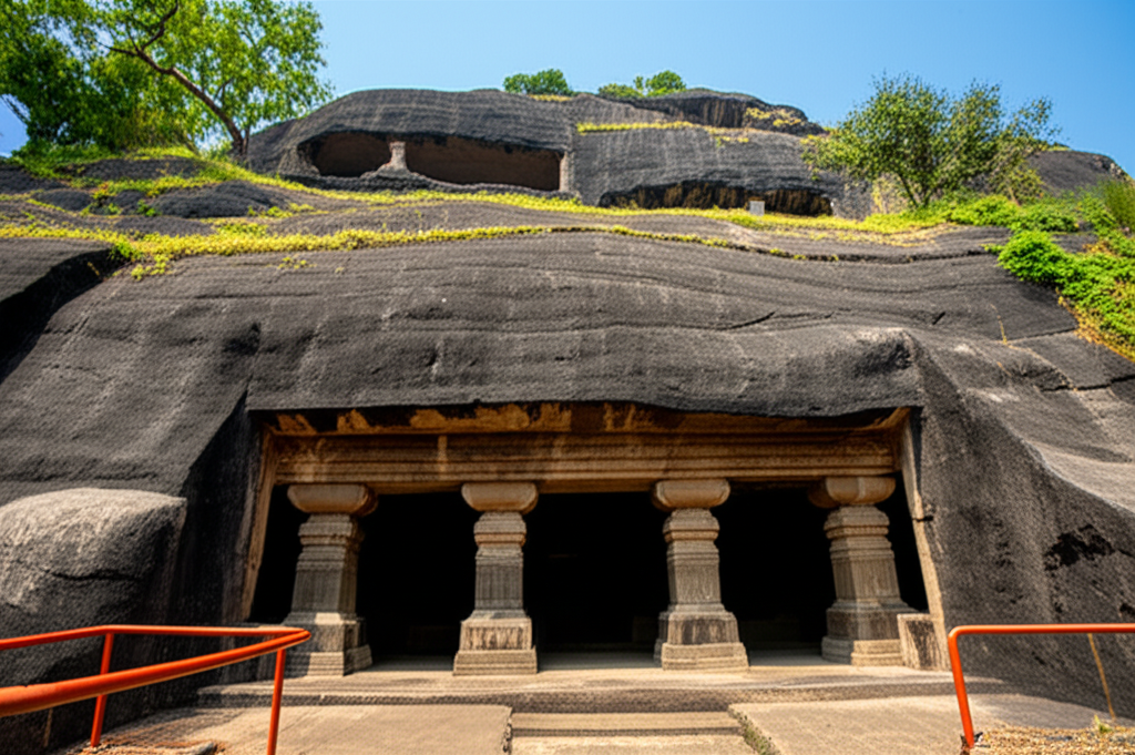 Barabar Hill Caves are the oldest surviving rock-cut caves in India