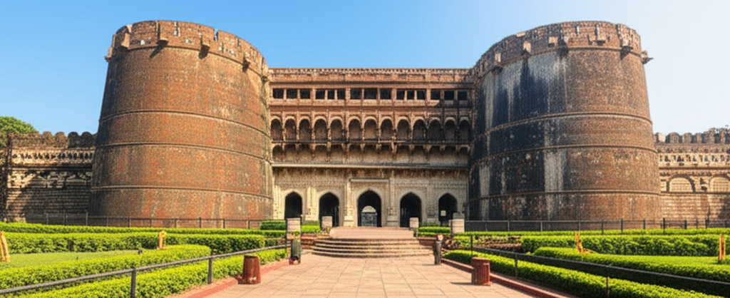 Experience the grandeur of Shaniwar Wada, a testament to Indian history