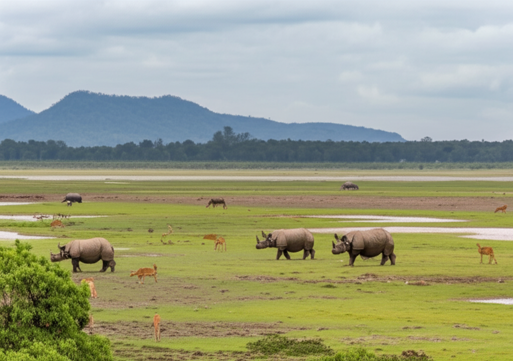 Kaziranga National Park: A Sanctuary of Endangered Rhinoceroses