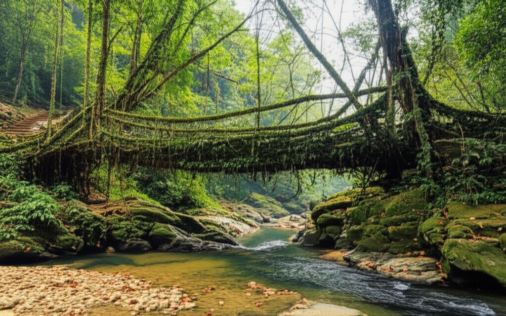 Living Root Bridges of Meghalaya: A Unique Natural Wonder