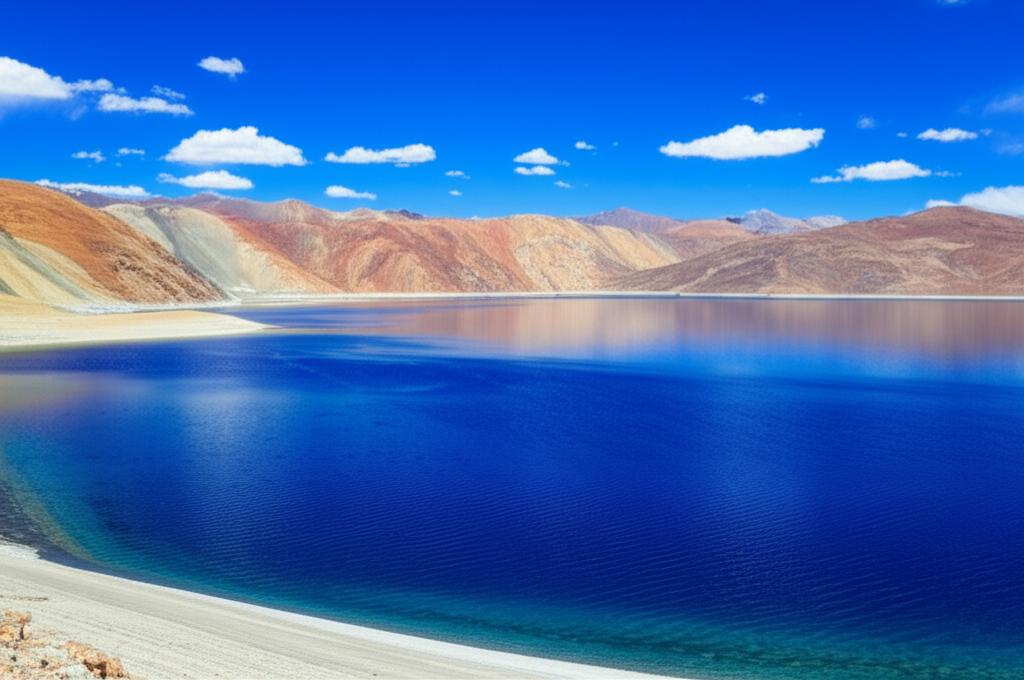 Pangong Lake: A Pristine Saltwater Oasis in Ladakh